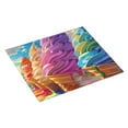 thumbnail image 2 of Honeii Rainbow Melting Ice Cream for Dish Drying Mat for Kitchen Counter, Non-slip Rubber Backed, Hide Stain Kitchen Super Absorbent Draining Mat, Dish Rack Pad, 2 of 8