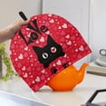 thumbnail image 3 of HELLHERO Teapot Protective Kitten Paw Print Heart Polyester Canvas Keep Warm for Women, 3 of 8