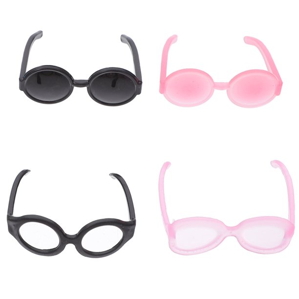 40 gafas de plástico para muñecas, para armar uno mismo. Mini gafas de plástico para muñecas. Juguetes para vestir muñecas.