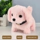 thumbnail image 5 of Juguete interactivo para cachorro robot | Mascota electrónica realista que camina y ladra | Peluche suave con cola que menea y responde a palmaditas en la cabeza | Regalo de cumpleaños y fes, 5 of 5
