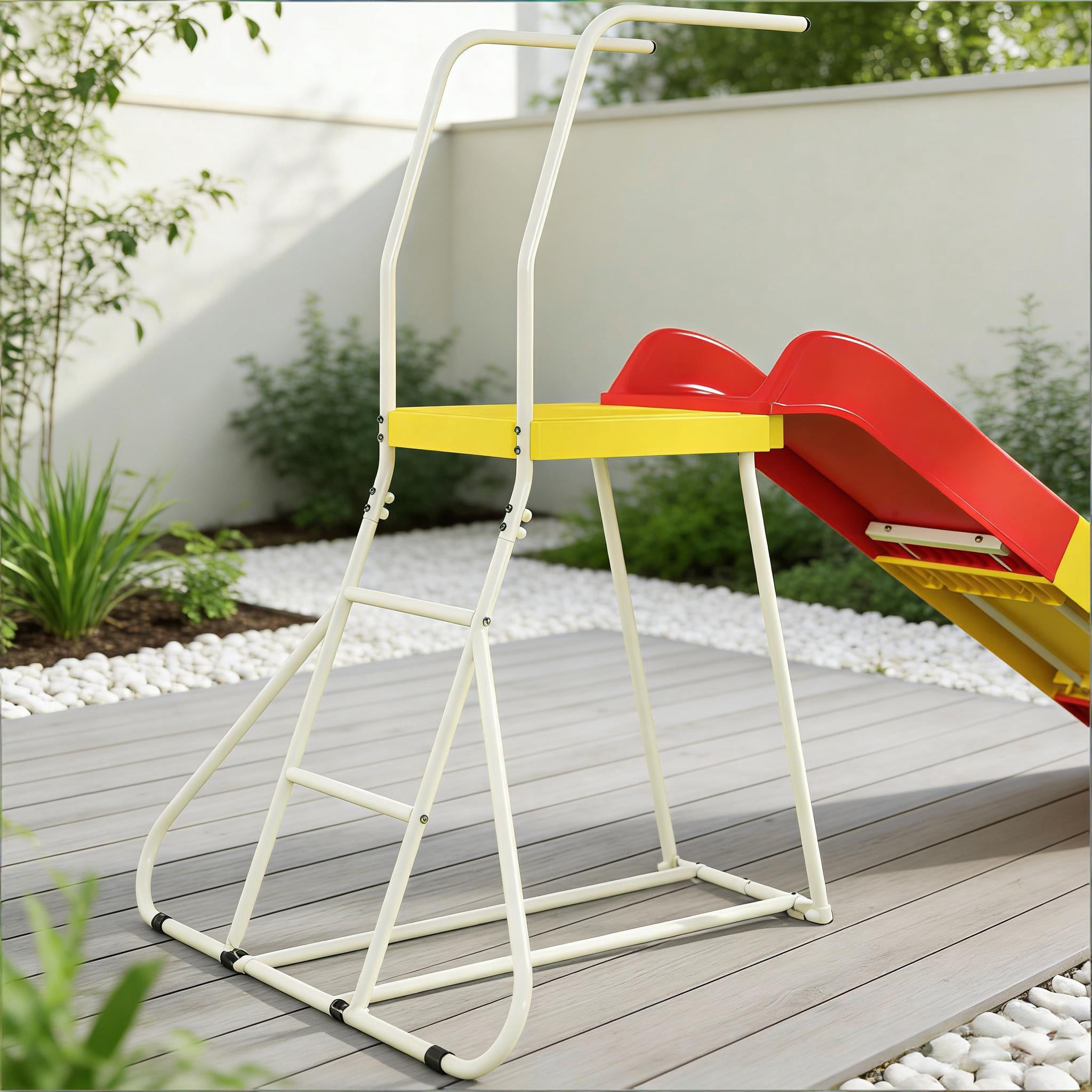 6ft Kids Slide 99 lbs Capacity with Handrails Deep Chute for Backyard Indoor Ages 3-8