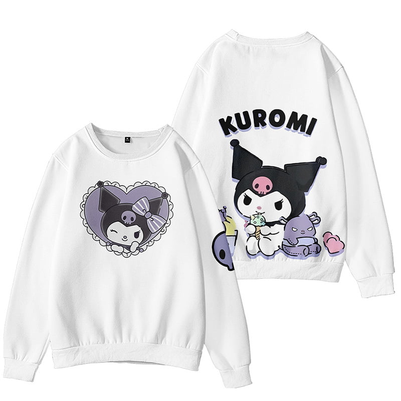 Anime Kuromi Sweatshirt Pullover Kids Crewneck Tops Men Womens ...