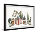 thumbnail image 2 of Marmont Hill Succulent Garden in Pots Framed Painting Print, 2 of 6