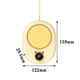 thumbnail image 2 of Calentador de tazas de degree o 75 degree Temperatura constante Té Agua Sopa de cacao Temperatura de leche Bebida eléctrica inteligente para en Amarillo Soledad Calentador de taza de café, 2 of 10
