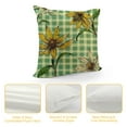 thumbnail image 4 of Creowell Throw Pillow Covers, Soft and Cozy, Yellow Flowers Square Cushion Covers Pillowcases for Sofa Living Room Bedroom Car ，Multi-Size, 4 of 5