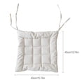 thumbnail image 3 of Vadktai Chair Cushions for Dining Chairs Chair Pads Cushion for Kitchen Office Tufted Textured Square Seat Cushion with Ties, 3 of 7