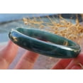 thumbnail image 5 of Icy Green Natural A JADE Jadeite Bangle Bracelet 60 mm 686009 TN, 5 of 10