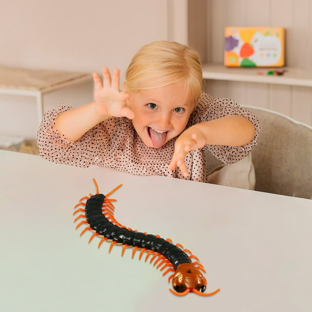 Hbdhejl Remote Control Crawling Centipede: Super Simulation Design Intelligent Interaction Prank