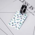 thumbnail image 5 of Luggage Tags for Suitcases, Blue Dragonfly Moth Butterfly Leather Bag Luggage Tags ID Label Tags Privacy Protection Travel Bag Labels, 5 of 6