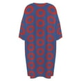thumbnail image 5 of Phish Donut Sleepshirts For Sleeping Travels Loose Sleepdress Pajama Dress Soft Nightdress Sleepwear, 5 of 7