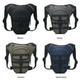 thumbnail image 3 of TFixol Adjustable Motorcycle Leg Pack with Reflective Strips, Large Capacity Waterproof Polyester Fiber Waist Bag for Outdoor Riding (Dark Blue), 3 of 6