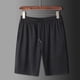 thumbnail image 4 of Mens Casual Pantalones Cortos Moda Cómodo Bolsillo Sólido Vendaje Cordón Medio Pantalones Cortos, Ligero de Verano, 4 of 9