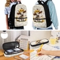 thumbnail image 2 of Uorisanigo Sunflower Cow School Bag Set of 4, Lightweight Kids Backpack with Lunch Box Pencil Case Water Bottle Sleeve, 17 inch SchoolBag Set Elementary Middle School Bookbag, 2 of 7