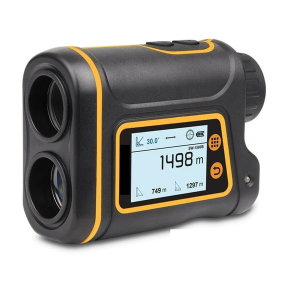 Telescope Range Finder Digital Distance Meter Monocular Golf Rangefinder LCD Display Roulette Tape Measure ,Easy to Use