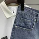 thumbnail image 5 of Pantalones cortos de mezclilla para hombre, de gran tamaño, de talla grande, pantalones vaqueros cortos para hombre, pantalones cargo de verano con botones, desgastados, originales, ropa de calle gros, 5 of 5