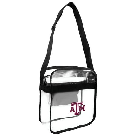 Aggies Purse - Little Earth - NCAA Clear Carryall Cross Body Bag, Texas A and M University Aggies