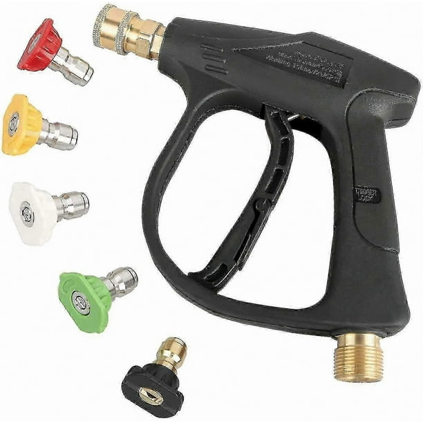 Powerful Pressure Washer Gun with 5 Interchangeable Nozzles, Max 3000 PSI for Efficient Cleaning Tasks