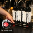 thumbnail image 5 of Glass Washer Brush ，Sink Water Bottle Cleaning Brush Glass Cup Brush Suction Wall Lazy Cup Brush Kitchen Rotating Cup Tea Cup Brush Bar Kitchen Tool， manual wine glass suction brush, 5 of 8