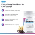 thumbnail image 5 of Livingood Daily Collagen Peptides Powder Vanilla, 30 Servings - 4in1 Grass Fed Hydrolyzed Collagen Powder with Multi Vitamins, 5 of 8