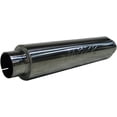thumbnail image 2 of MBRP M91031 Exhaust Muffler XP Series 6 Inch Diameter Stainless Steel Case; Single 4 Inch Center Inlet; Single 4 Inch Center Outlet; 24 Inch Body/30 Inch Overall Length, 2 of 5