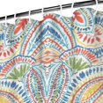 thumbnail image 4 of Rustic Tribal Earthy Boho Shower Curtain 36x72, Quick-Drying Polyester with Plastic Rings, Vintage Artistic Pattern for Bathrooms, 4 of 5