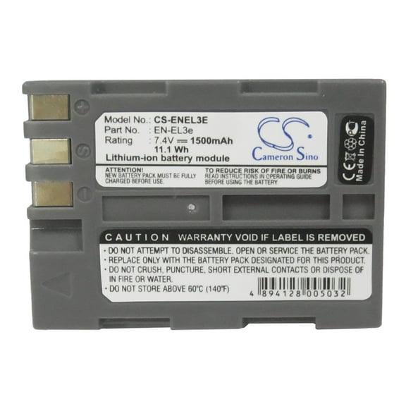 Battery for NIKON D70 D70s D100 SLR D50 EN-EL3 EN-EL3a Camera CS-ENEL3 1300mAh