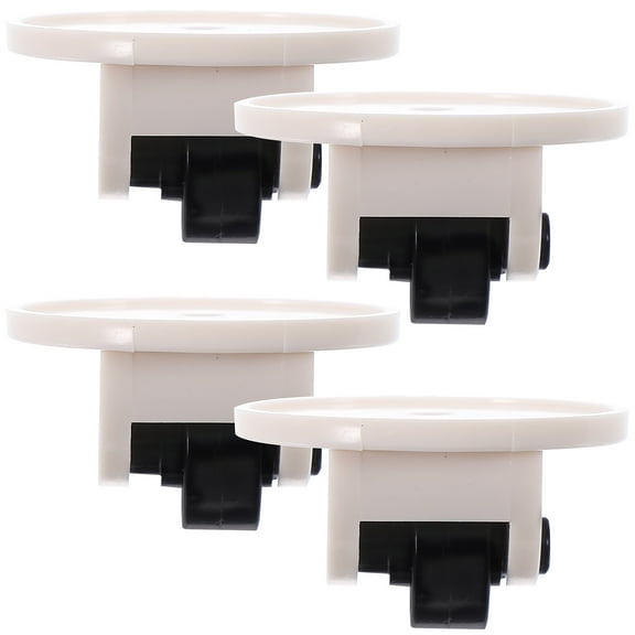 UPKOCH 4pcs Non Swivel Caster Wheels Adhesive Pulleys Wheels for Trash Bin Box