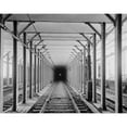 thumbnail image 2 of The New York City Subway Tracks At A Station With A Dark Tunnel In The Distance. 1904 Lc-D4-17296 History, 2 of 2