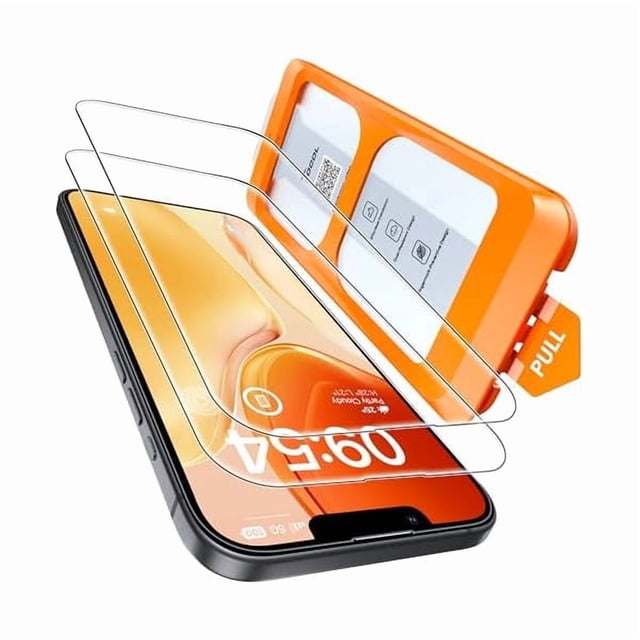 Chenchen for iPhone 16e Screen Protector 9H Hardness Military Grade Shatterproof HD Tempered Glass Full Coverage Easy Installation Case Friendly 2 Pack