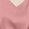 thumbnail image 4 of Lmueinov 2026 Summer Women's Satin V Neck Double Spaghetti Strap Cami Tops, Silky Casual Sleeveless Tank Blouses S-3XL, 4 of 4