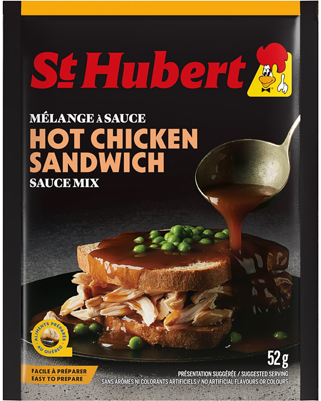 ST-HUBERT - HOT CHICKEN SAUCE 52G, STH HOT CHICKEN SAUCE 52G