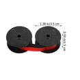 thumbnail image 4 of Universal Typewriter Ribbon Typewriter Ink Replacement Professional Twin Spool Typewriter Ribbon Compatible for Typewriter models GR24 GR41 GR42 GR51 STARDP8340 1231P EP 102, 4 of 8