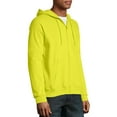 thumbnail image 3 of Hanes Men's and Big Men's Ecosmart Fleece Full Zip Hooded Jacket, up to Size 3XL, 3 of 6
