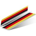 thumbnail image 1 of HSHDLDF Car Styling 3D Aluminum Epoxy National Flag Logo Emblem Sticker Metal Decal Badge Auto Exterior Accessory (Germany Silver), 1 of 3