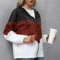 thumbnail image 4 of Vedolay Women Tops Oversize Casuals Jacket Women Vintage Long Sleeve Basic Coat with Pocket, L, 4 of 5