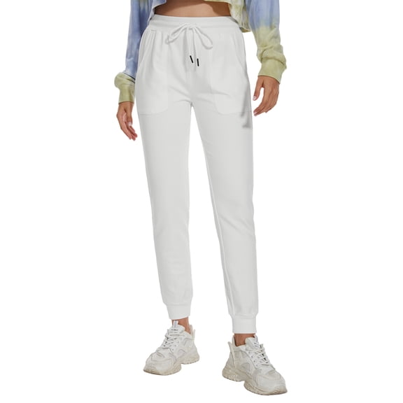 SPECIAL MAGIC Women’s Cotton Sweatpants with Pockets Athletic Joggers with Drawstring for Casual, Loungewear & Workout