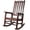 Brown#01, variant on Lisonu Oversized Porch Rocker Chair, Light Gray Solid Fir Wood High Back Rocking Chair with 21-inch Wide Seat for Patio, Garden & Indoor Use, 330 lb Capacity