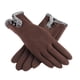 thumbnail image 1 of 1 par de guantes de invierno para mujer, guantes táctil, guantes a prueba para mujeres y niñas, de invierno - marrón Sunnimix Guantes de invierno para mujer, 1 of 8