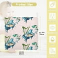 thumbnail image 2 of 3 PCS Elegant Piano Harp Flowers Baby Muslin Washcloths, Watercolor Soft Absorbent Face Towel Burp Cloths Cotton Bath Wipes Infant Wash Cloth for Newborn Boys Girls, 2 of 7