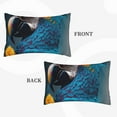 thumbnail image 2 of Daiia Modern Style Blue Parrot Bedding Waterproof Pillow Protector Zippered Queen – Bed Bug Proof Pillow Encasement-14"x20", 2 of 6