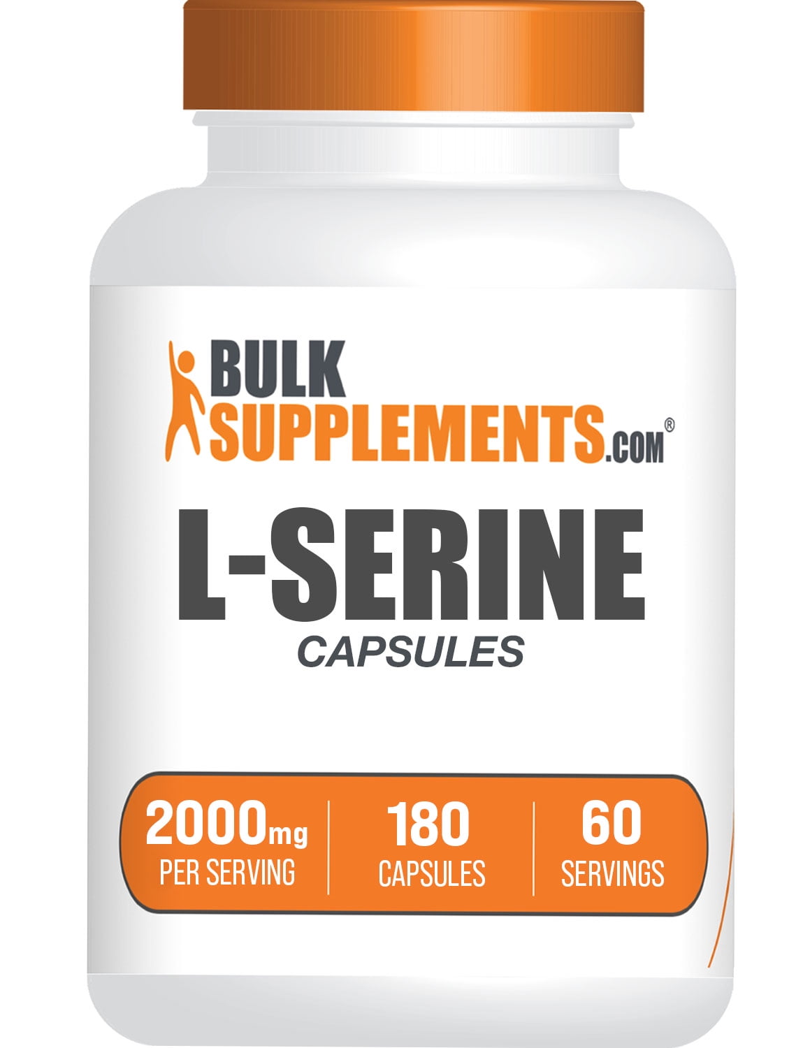 LSerine Capsules, 2000mg Mood & Brain Health