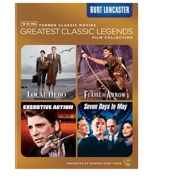 Pre-Owned TCM Greatest Classic Legends Film Collection: Burt Lancaster (Local Hero / The Flame and the Arrow / Executive Action / Seven Days in May)
