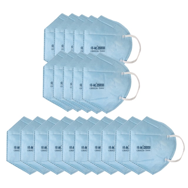 15 Piezas Unisex Desechable Antipolvo Máscara Transpirable Seguridad Aire Niebla Sunnimix Funda de algodón transpirable unisex