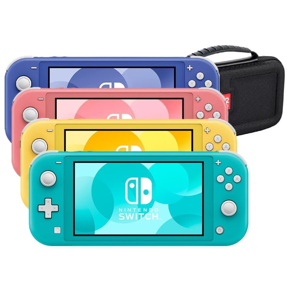 Restored Nintendo Switch Lite Game Console with Retrofam Carry Case International Version, Random (Refurbished)
