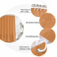 thumbnail image 2 of Pumpkin Orange Bathroom Shower Curtains with 12 Hooks Polyester Waterproof Shower Curtain for Stalls and Bathtubs Autumn Solid Color Farmhouse Fall Decorative Bathroom Privacy Curtain 72x84 Inches, 2 of 3