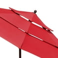 thumbnail image 4 of Yescom 10 Ft 3 Tier Patio Umbrella with Protective Cover Crank Push to Tilt Garden, 4 of 12