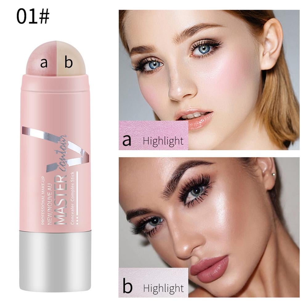 Face Highlighter Stick Makeup TwoColor Highlighter Cosmetics