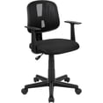 thumbnail image 1 of Silla de oficina giratoria Flash Furniture LF-134-A-BK-GG Malla Negra Respaldo Medio, 1 of 2