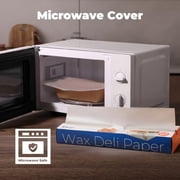 Fit Meal Prep [1000 Pack] 8 x 10.75 Wax Paper Sheets for Food, Interfolded Precut Deli Pop Up Grease-Proof Sandwich Paper Wraps, Waterproof for Lunch, Food Basket, Microwave Cover, BBQ