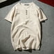 thumbnail image 1 of pstuiky Camisa de manga corta para hombre, Suéter casual de manga corta con cuello en V y cuello en V para hombre camisas casuales para hombre xxxxl, 1 of 3